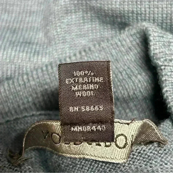 Nordstrom Merino Wool Blue Turtleneck Sweater - Picture 5 of 8